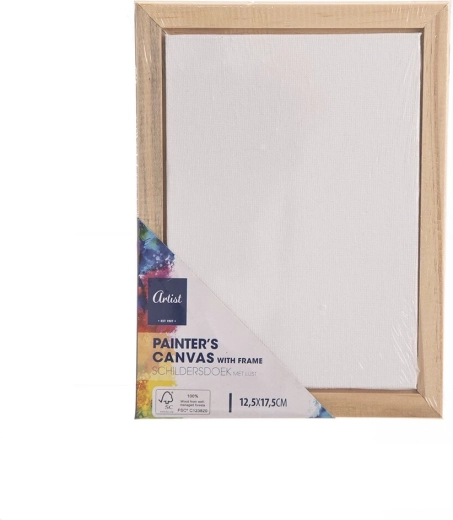 Tela da pittura su telaio in legno 13 × 18 cm