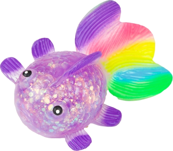 Effetto scintillante e pinna arcobaleno