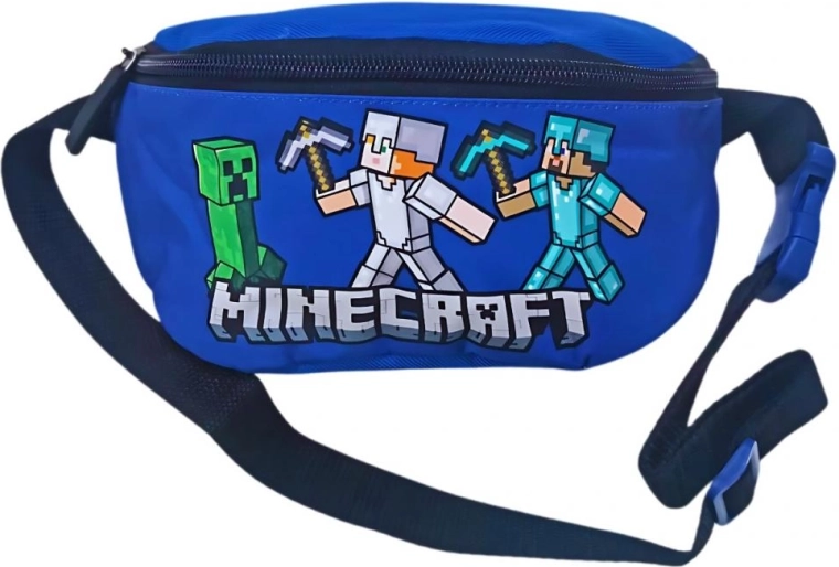 Marsupio Minecraft per bambini blu - 1 pezzo
