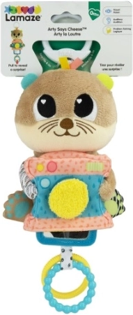 Giocattolo sensoriale di peluche sospeso Lamaze lontra Arty