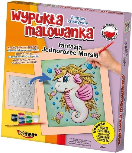 Pittura in rilievo Fantasia – narvalo di Mirage Hobby