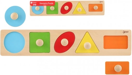 Puzzle in legno per bambini - Forme geometriche
