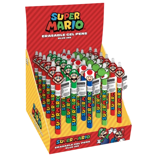 Penna gel cancellabile Super Mario