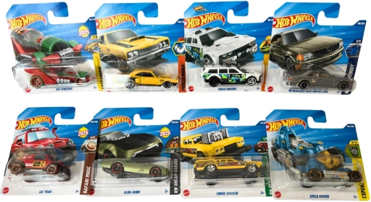 Modelli vari e stile tipico Hot Wheels