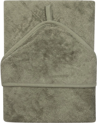 Asciugamano Timboo con cappuccio XXL Whisper Green 95 × 95 cm