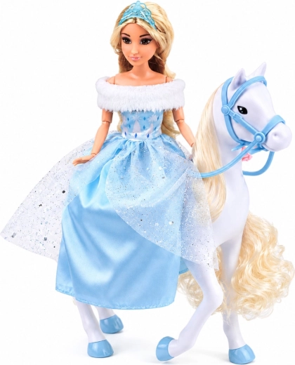 Cavallo bianco per passeggiate reali