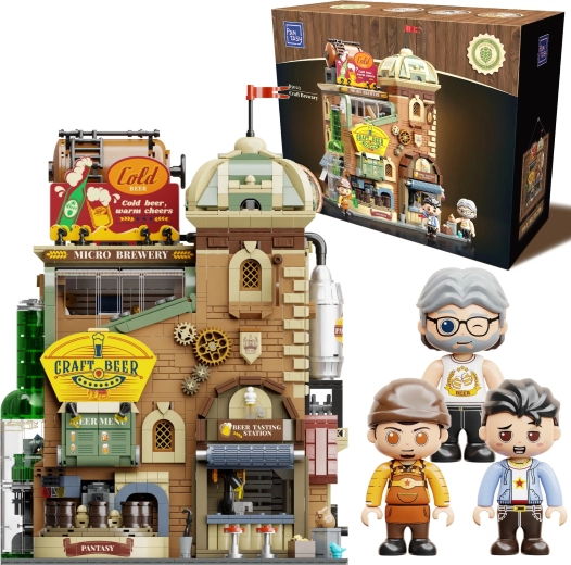 Pantasy set di costruzione – edificio del birrificio artigianale