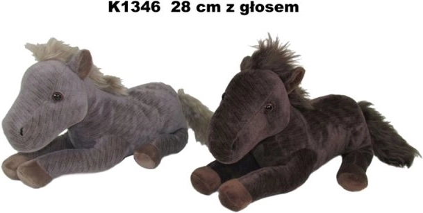 Cavallo di peluche con suono 28 cm