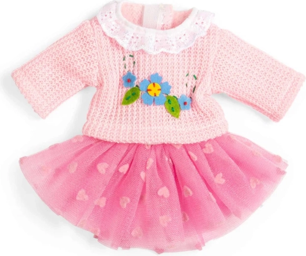 Bigjigs Toys gonna in tulle rosa e maglione per bambola 28 cm
