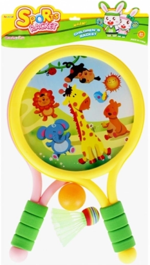 Set di racchette per bambini con animaletti