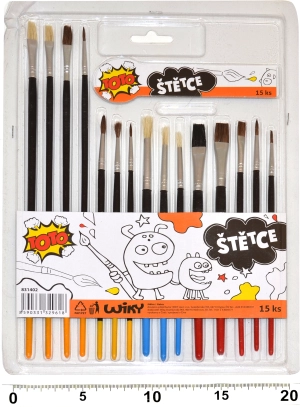 Set di pennelli 15 pezzi
