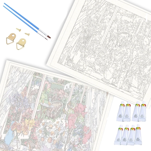 Teso su telaio interno in legno