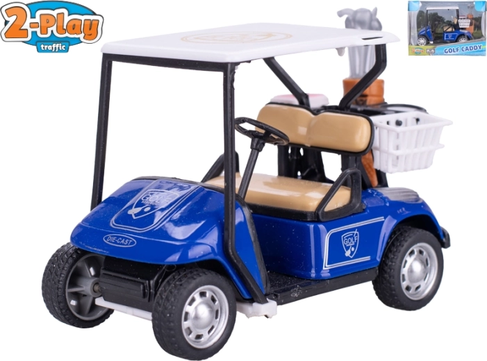 Carrello da golf con mazze da golf 2-Play Traffic, retrocarica, 10 cm