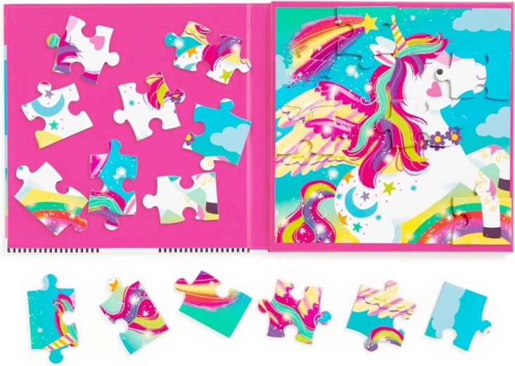 Due magici puzzle di unicorni