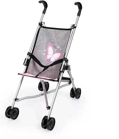 Passeggino per bambole Bayer Buggy grigio
