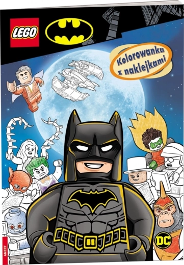 Libro da colorare LEGO Batman con adesivi