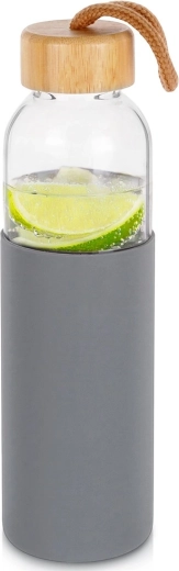 Bottiglia d’acqua in vetro con rivestimento in silicone Vilde 500 ml