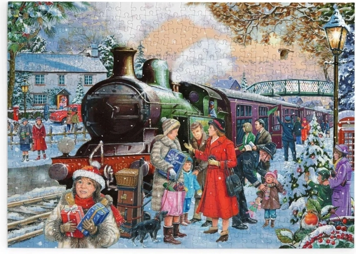 House of Puzzles Natale a casa puzzle con 500 pezzi grandi