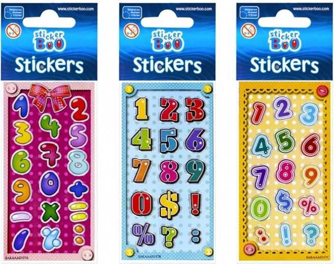 Adesivi con bordo argentato StickerBoo - 1 pezzo