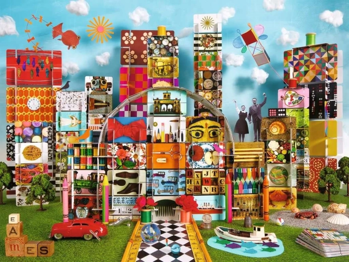 Puzzle Ravensburger La casa fantastica degli Eames 1500 pezzi