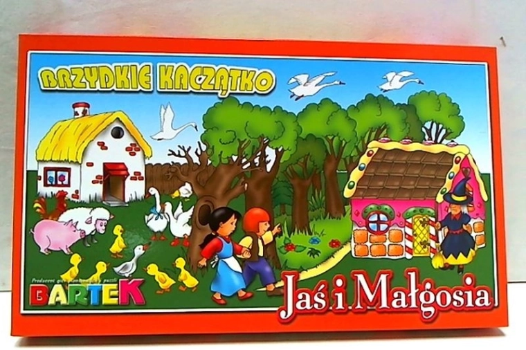 Set di giochi per bambini 2 in 1 Hänsel e Gretel / Il brutto anatroccolo