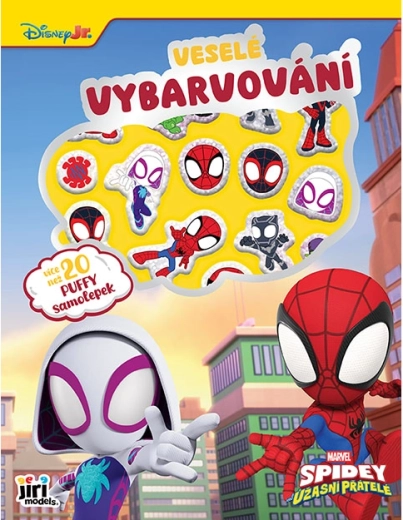 Colorare in allegria con i super adesivi di Spidey
