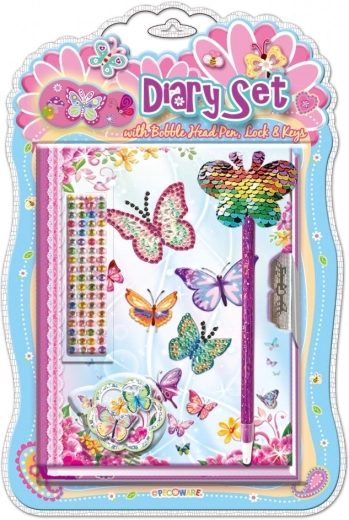 Diario Pecoware con penna – Farfalle 2