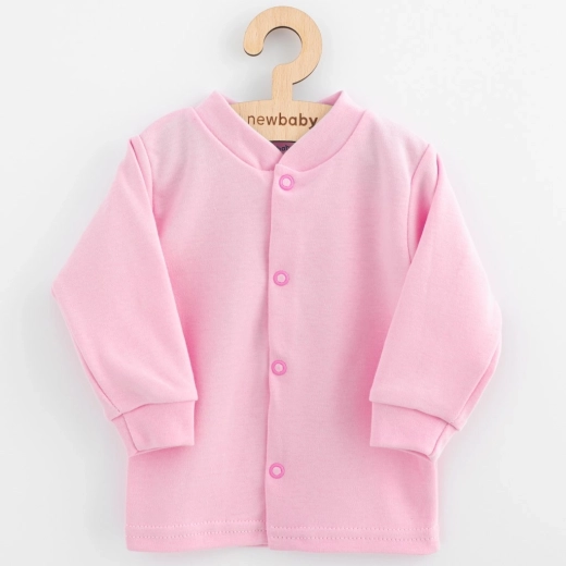 Giacchino per neonato in cotone New Baby Happy Elephant rosa 56 (0–3 mesi)