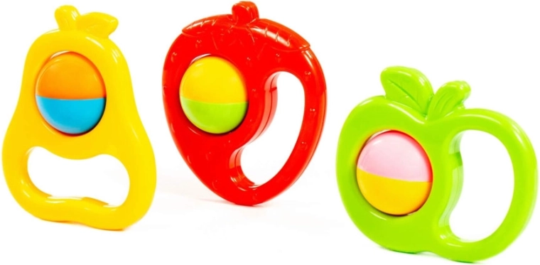 Set di sonagli a forma di frutta
