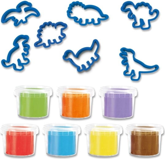 Formine di dinosauri per piccole mani