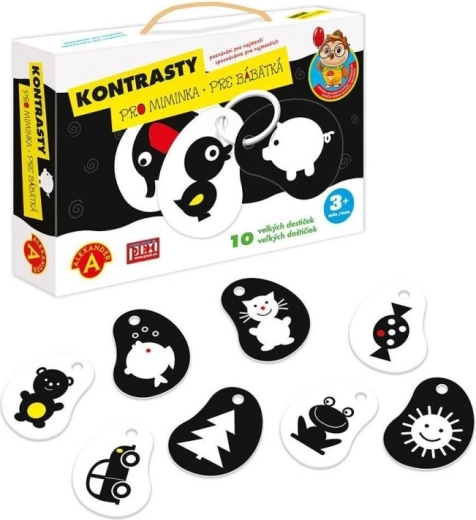 Alexander Contrasti – carte di stimolazione in bianco e nero per neonati