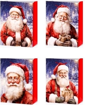 Borsa regalo festiva di medie dimensioni