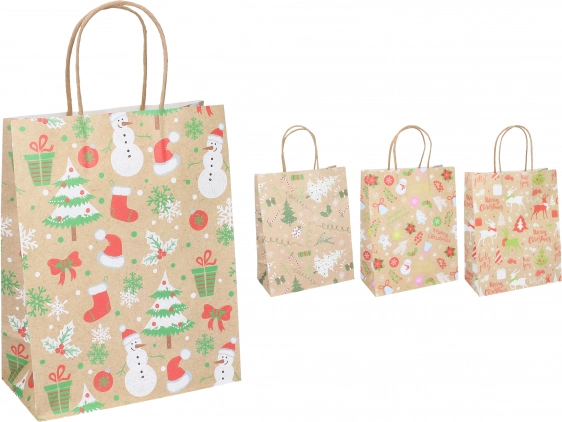 Busta regalo natalizia M 21 × 27 × 11 cm