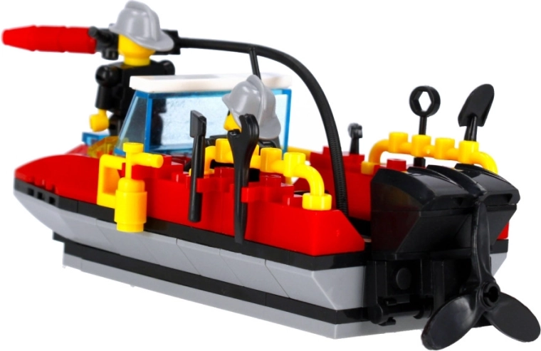 Azione di salvataggio in acqua con minifigure