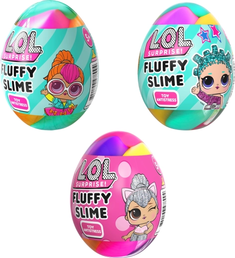 L.O.L. Surprise! slime antistress schiumoso nell'uovo 140 ml - 1 pezzo