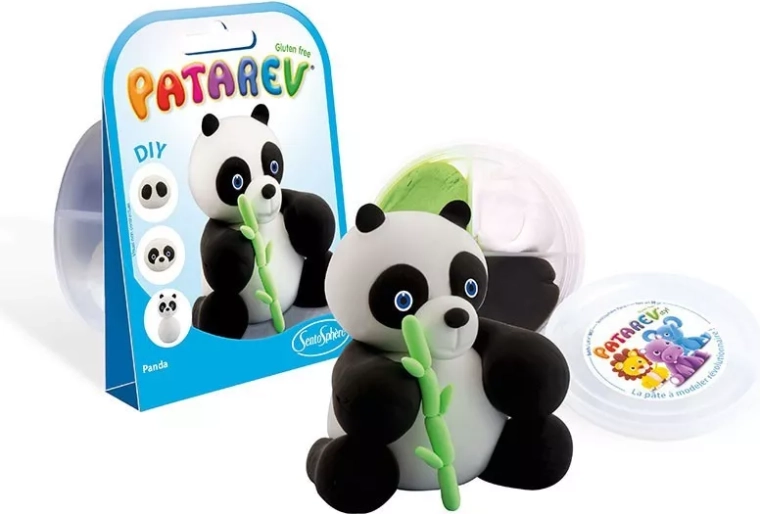 Sentosphere plastilina Patarev tascabile panda