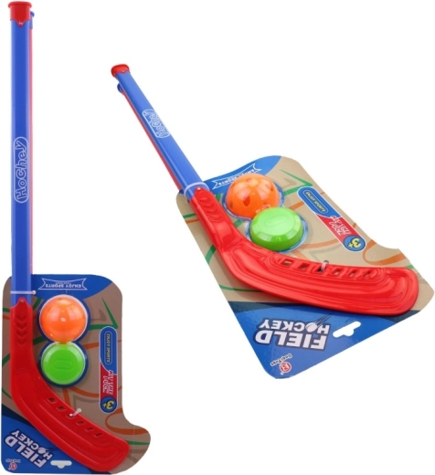 Bastone da hockey per bambini con pallina e disco