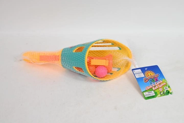 Gioco acchiappa-pallina con rete