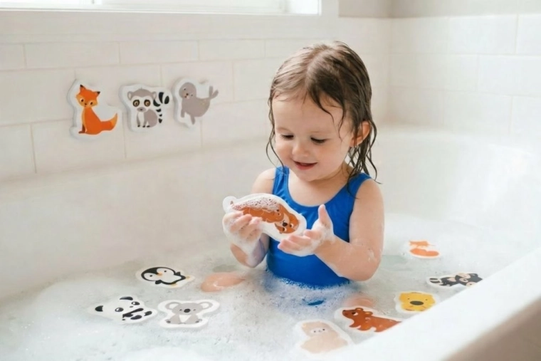 Divertimento durante il bagno