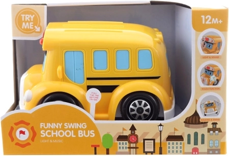 Autobus scolastico per bambini con luci e suoni