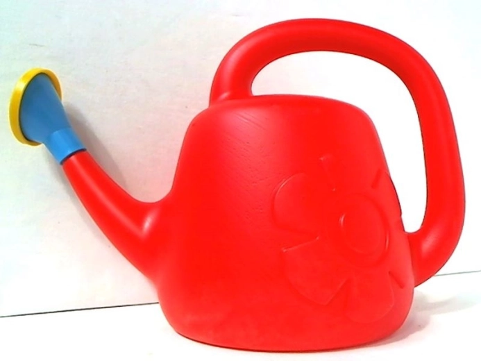 Annaffiatoio per bambini Max blu con rosa rossa