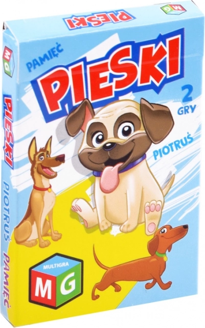 Gioco di carte Tic Tac Toe Memoria Cagnolini