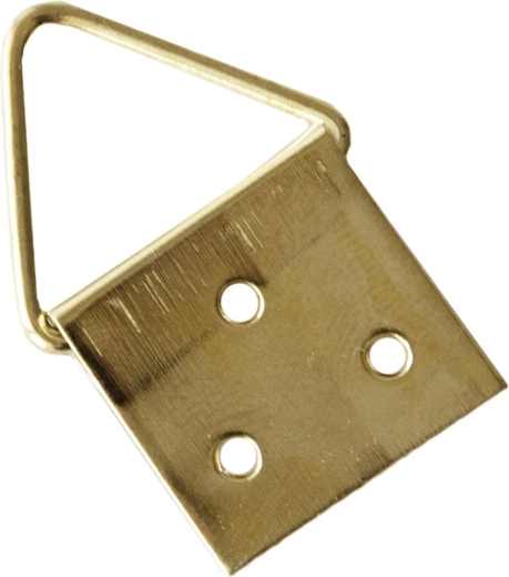 Occhiello per quadri 16 × 15 mm, misura 4, in ottone (250 pz)