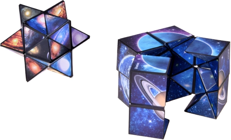 2 in 1: cubo e stella 3D
