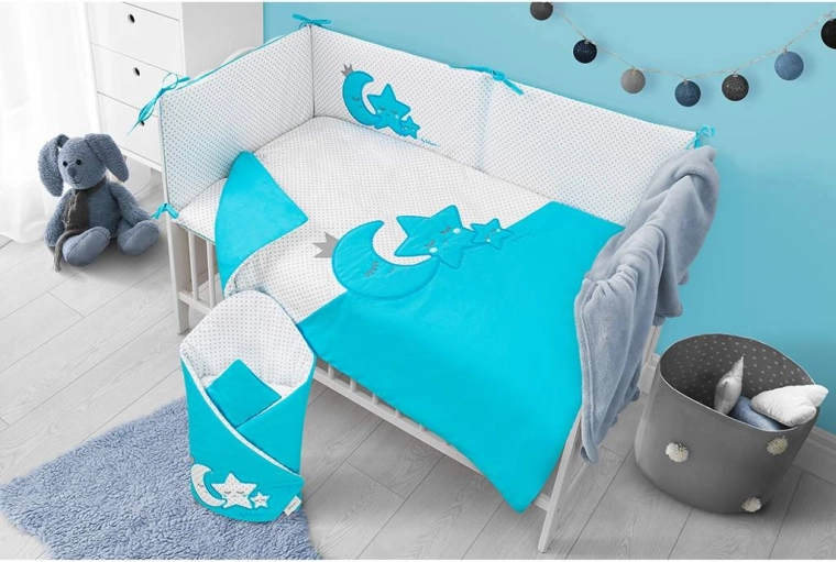 Motivo rilassante di luna e stelle