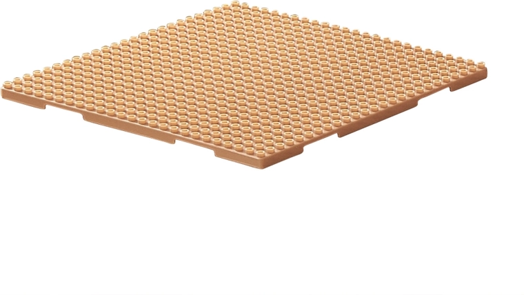 Masterkidz pannello di costruzione per mattoncini piccoli