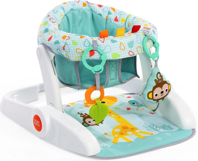 Bright Starts seggiolino per imparare a stare seduti Learn-to-Sit con giochi, 4 mesi+