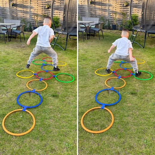 Divertimento attivo e colorato