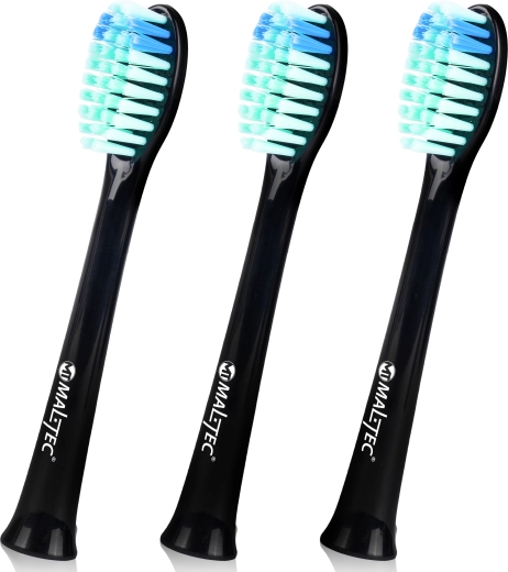 Testine di ricambio per spazzolino sonico Toothie X2in1, 3 pz, bianco