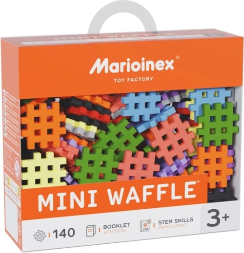 140 mini pezzi waffle per combinazioni infinite